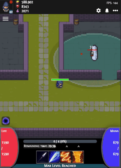 Open the Monoliths feature from Monolith League in Pixel Valkyrie