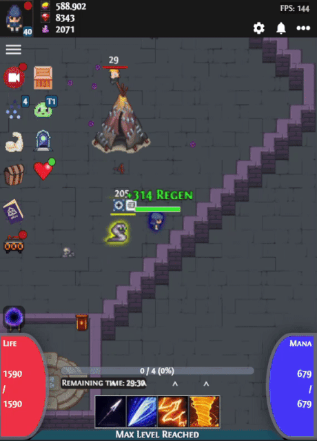 Melee Monsters feature from Monolith League in Pixel Valkyrie